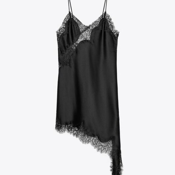 ZARA ASYMMETRIC LACE DRESS ZW COLLECTION